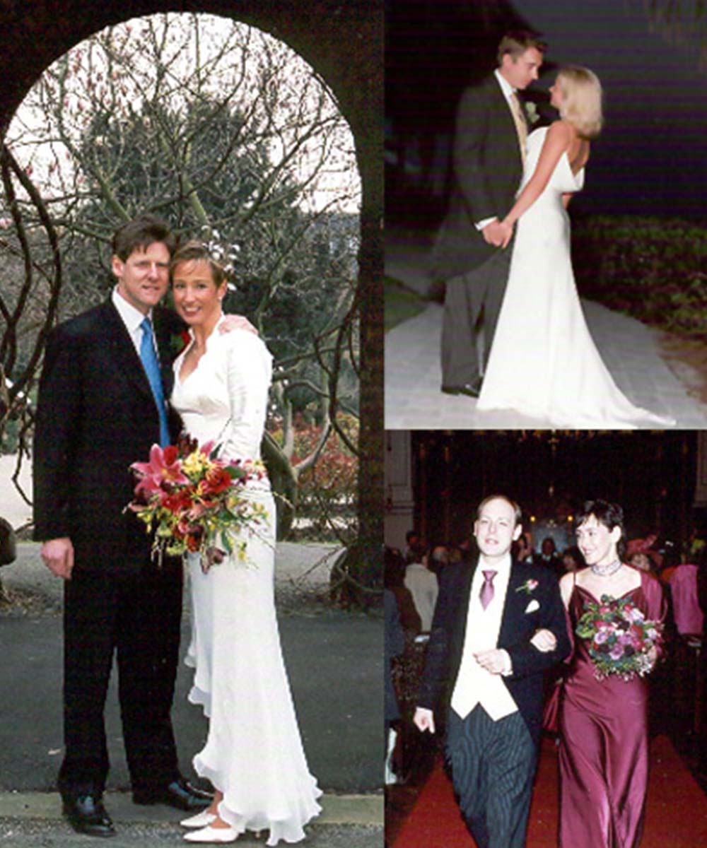 Sharon Cunningham Bride wedding dress